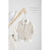  Piccolino Βαπτιστικό κοστούμι Francisco σε χρώμα Ivory